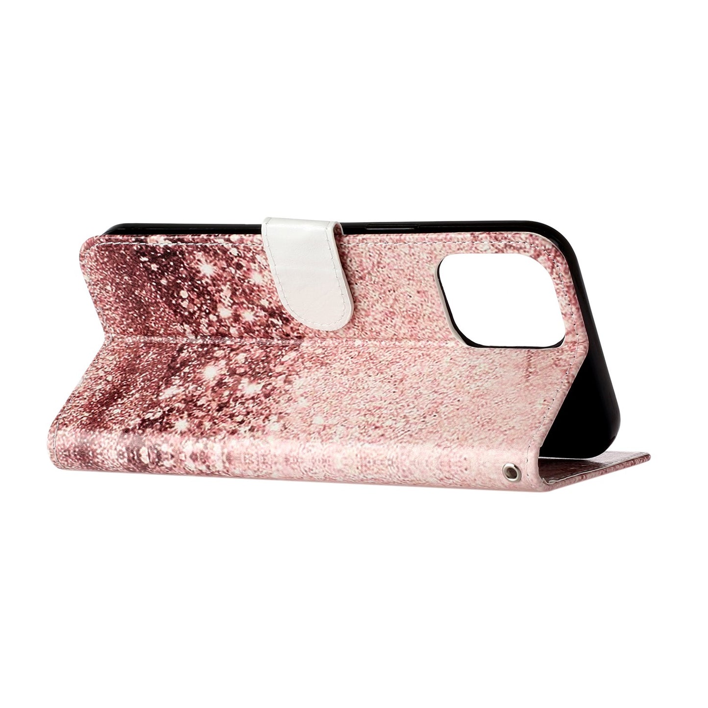 Pattern Printing Leather Wallet Stand Case Shell for iPhone 13 Pro Max 6.7 inch