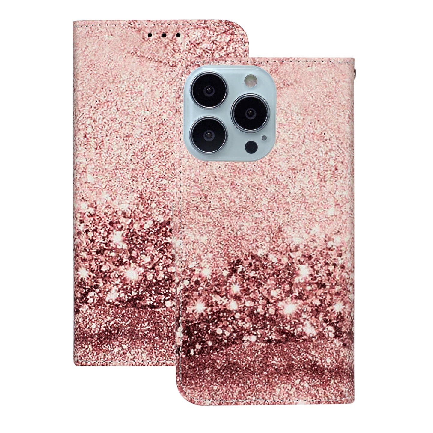 Pattern Printing Leather Wallet Stand Case Shell for iPhone 13 Pro Max 6.7 inch