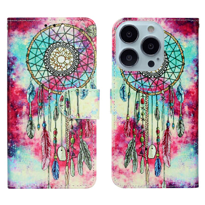 Pattern Printing Leather Wallet Stand Case Shell for iPhone 13 Pro Max 6.7 inch