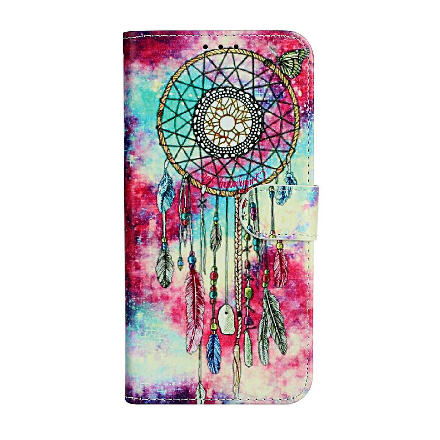 Pattern Printing Leather Wallet Stand Case Shell for iPhone 13 Pro Max 6.7 inch