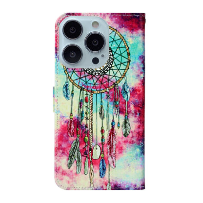Pattern Printing Leather Wallet Stand Case Shell for iPhone 13 Pro Max 6.7 inch