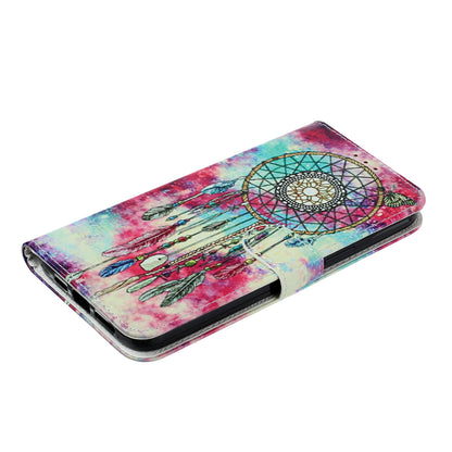 Pattern Printing Leather Wallet Stand Case Shell for iPhone 13 Pro Max 6.7 inch