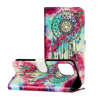Pattern Printing Leather Wallet Stand Case Shell for iPhone 13 Pro Max 6.7 inch