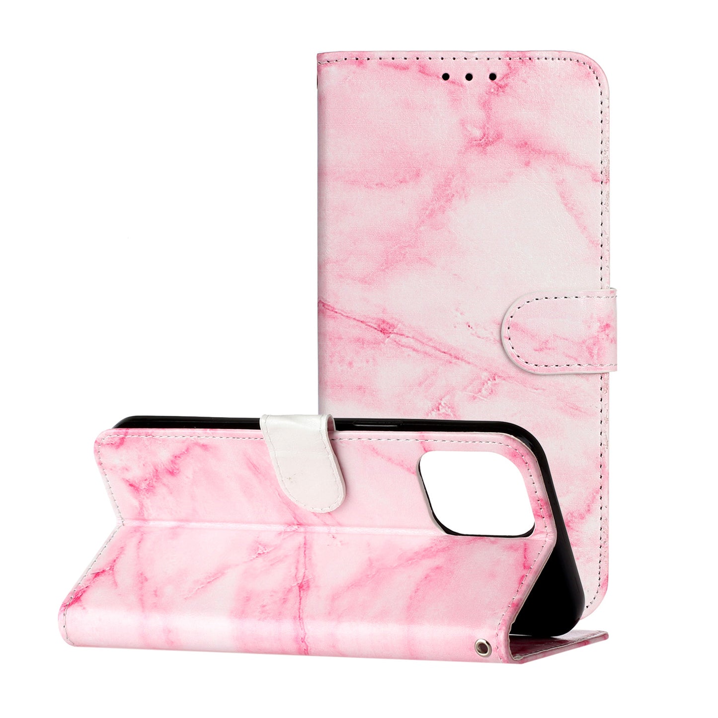 Pattern Printing Leather Wallet Stand Case Shell for iPhone 13 Pro Max 6.7 inch