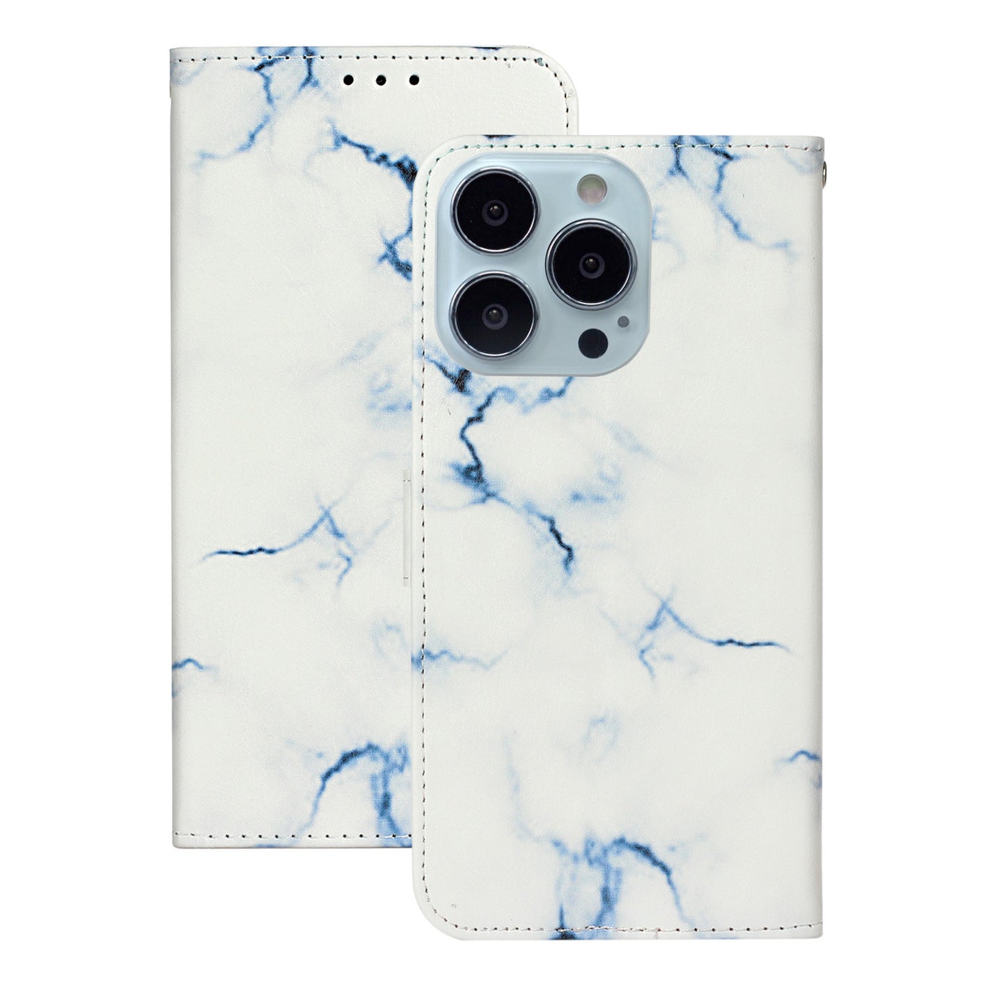 Pattern Printing Leather Wallet Stand Case Shell for iPhone 13 Pro Max 6.7 inch
