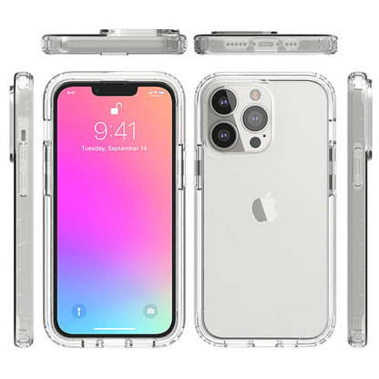 Transparent Anti-drop Gradient Color Clear TPU + PC Shell for iPhone 13 Pro 6.1 inch