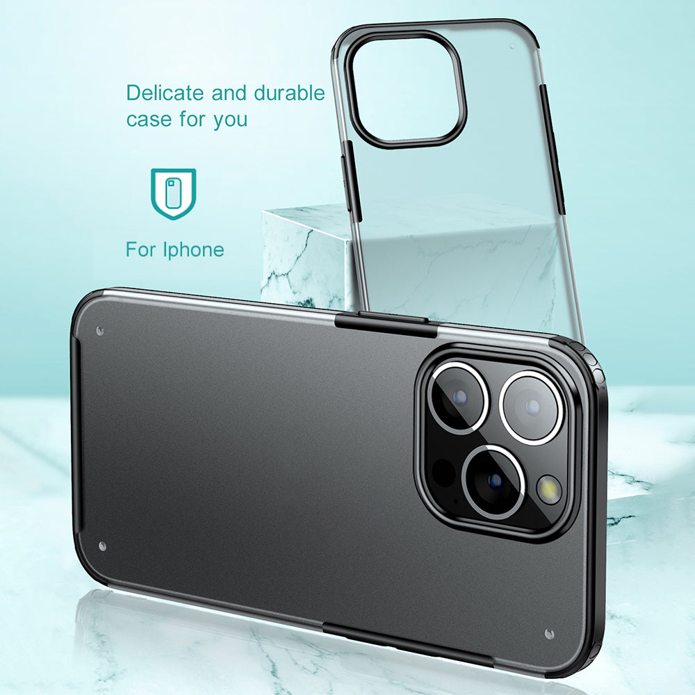Armor Series Four Corner Cushions Smooth-Touch Hybrid Phone Cover Case for iPhone 13 Pro 6.1 inch