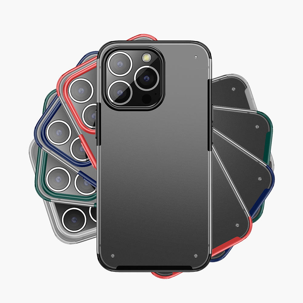 Armor Series Four Corner Cushions Smooth-Touch Hybrid Phone Cover Case for iPhone 13 Pro 6.1 inch