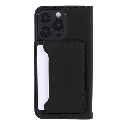 Skin-touch Feeling Kickstand Wallet Leather Case with Magnetic Auto-absorbed Closure for iPhone 13 Pro 6.1 inch