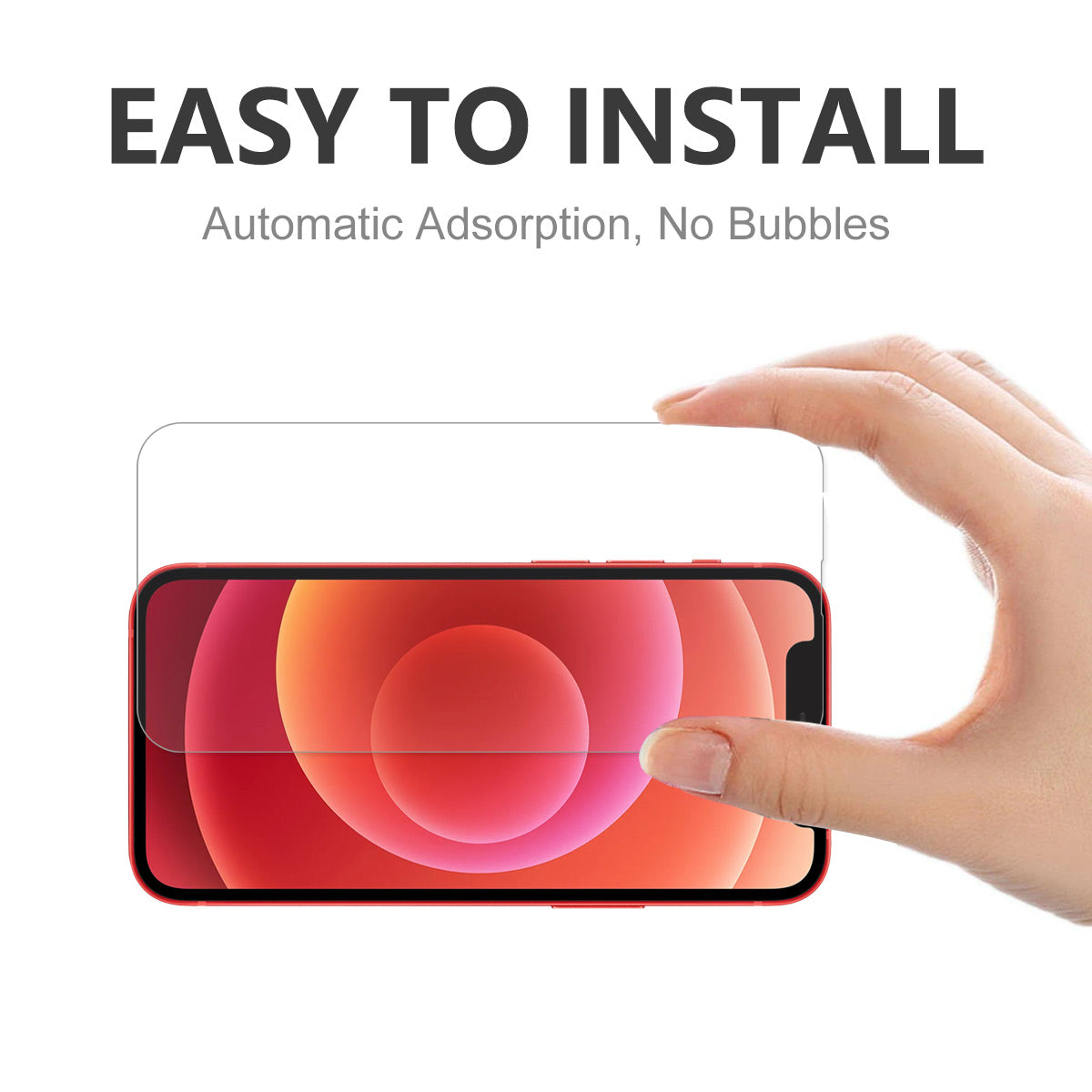 ENKAY HAT PRINCE Anti-Drop TPU Cover Case with Anti-slip Strip on the Side + Ultra Clear Tempered Glass Screen Film for iPhone 13 Pro Max 6.7 inch