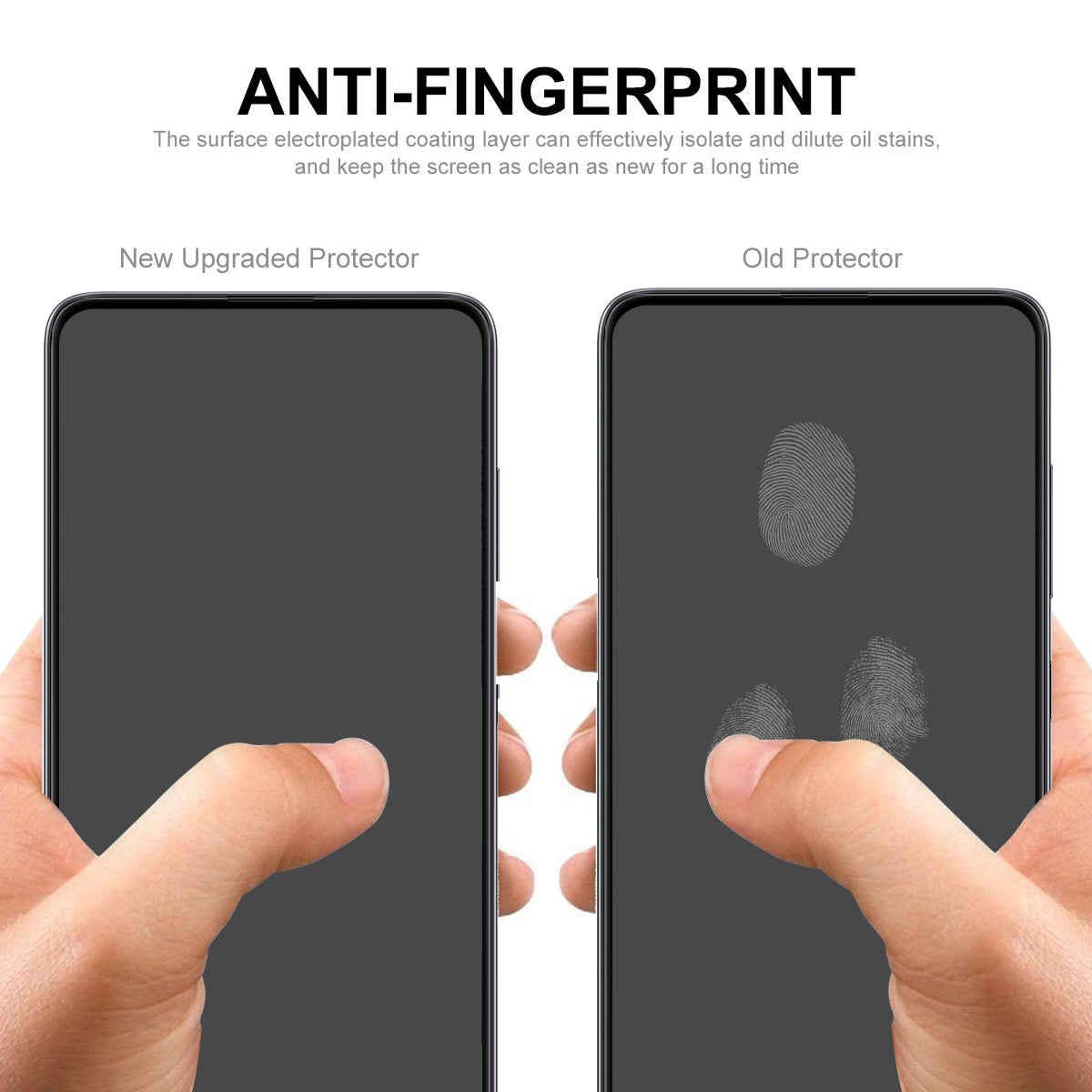ENKAY HAT PRINCE Anti-Drop Corners Design TPU Cover Case + Full Glue Tempered Glass Screen Film for iPhone 13 Pro 6.1 inch