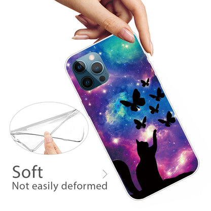 Clear Cute Pattern Printing Design Slim Lightweight Protective TPU Cover for iPhone 13 Pro 6.1 inch