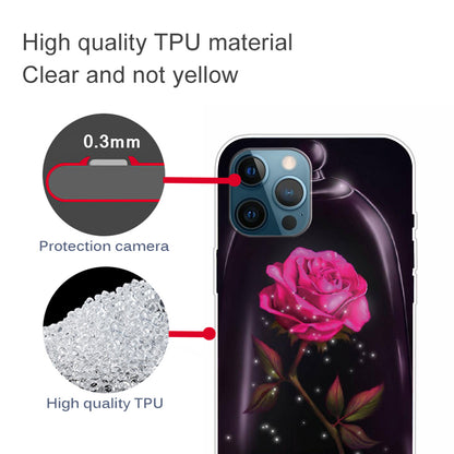 Clear Cute Pattern Printing Design Slim Lightweight Protective TPU Cover for iPhone 13 Pro 6.1 inch