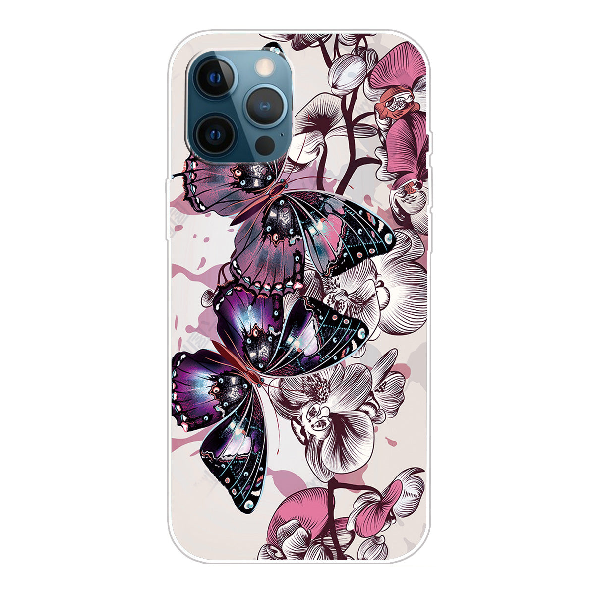 Clear Cute Pattern Printing Design Slim Lightweight Protective TPU Cover for iPhone 13 Pro 6.1 inch