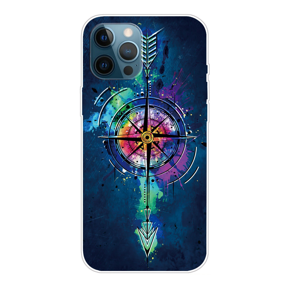 Creative Cute Pattern Printing Flexible TPU Shockproof Protective Case Cover for iPhone 13 Pro Max 6.7 inch