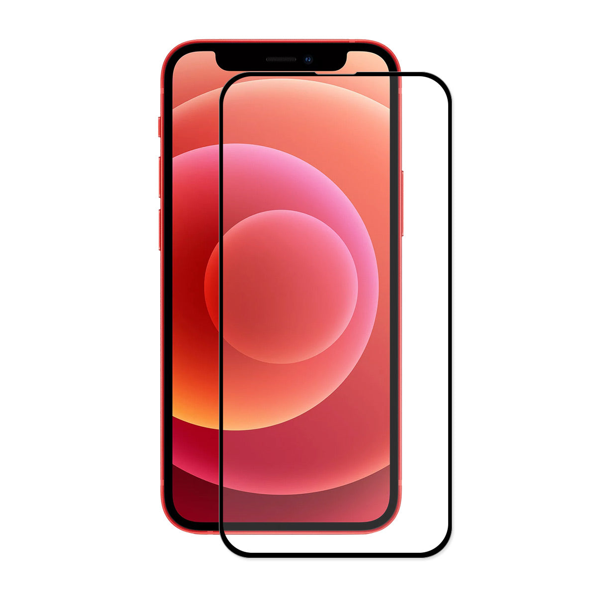 ENKAY HAT PRINCE Thickened Corners Design TPU Cover Case + Full Glue Tempered Glass Full Screen Covering Film for iPhone 13 Pro Max 6.7 inch