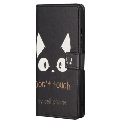 Stand Feature Pattern Printing Premium PU Leather Wallet Flip Protective Cover for iPhone 13 Pro Max 6.7 inch