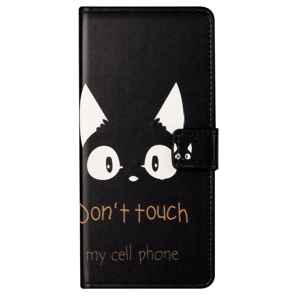 Stand Feature Pattern Printing Premium PU Leather Wallet Flip Protective Cover for iPhone 13 Pro Max 6.7 inch