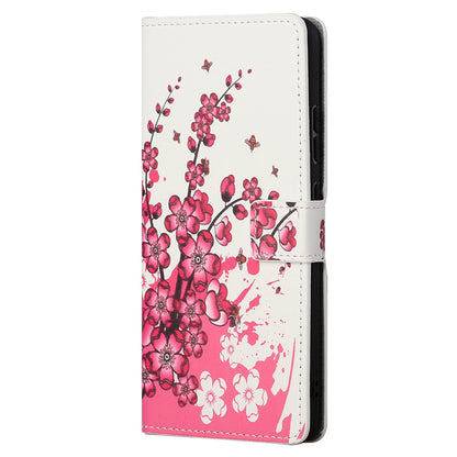 Stand Feature Pattern Printing Premium PU Leather Wallet Flip Protective Cover for iPhone 13 Pro Max 6.7 inch