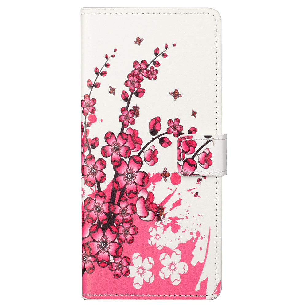 Stand Feature Pattern Printing Premium PU Leather Wallet Flip Protective Cover for iPhone 13 Pro Max 6.7 inch
