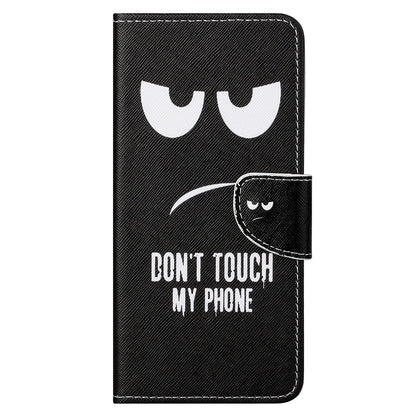 Pattern Printing Cross Texture Leather Wallet Stand Case for iPhone 13 Pro Max