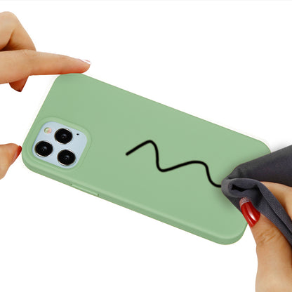 Liquid Silicone Solid Color Protective Phone Case for iPhone 13 Pro Max 6.7 inch