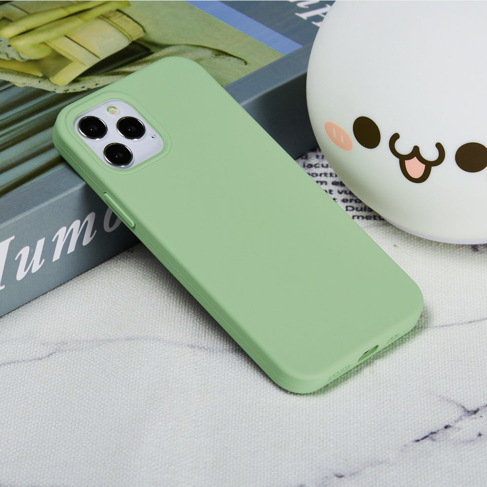 Liquid Silicone Solid Color Protective Phone Case for iPhone 13 Pro Max 6.7 inch