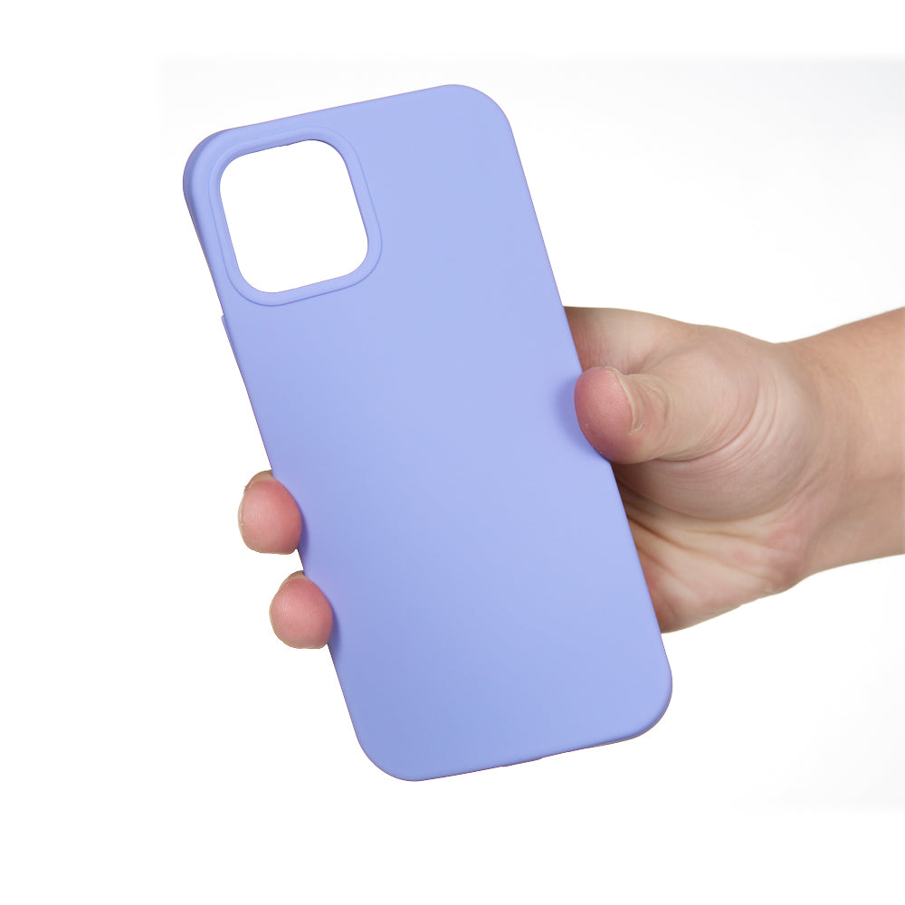 Liquid Silicone Solid Color Protective Phone Case for iPhone 13 Pro Max 6.7 inch