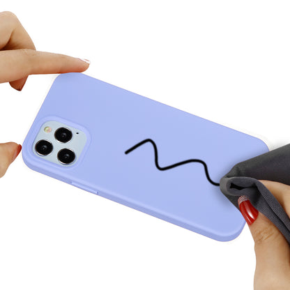 Liquid Silicone Solid Color Protective Phone Case for iPhone 13 Pro Max 6.7 inch