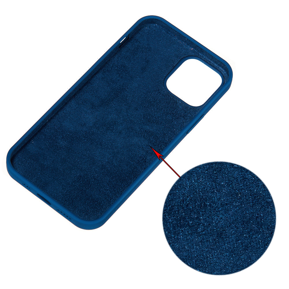 Liquid Silicone Solid Color Protective Phone Case for iPhone 13 Pro Max 6.7 inch