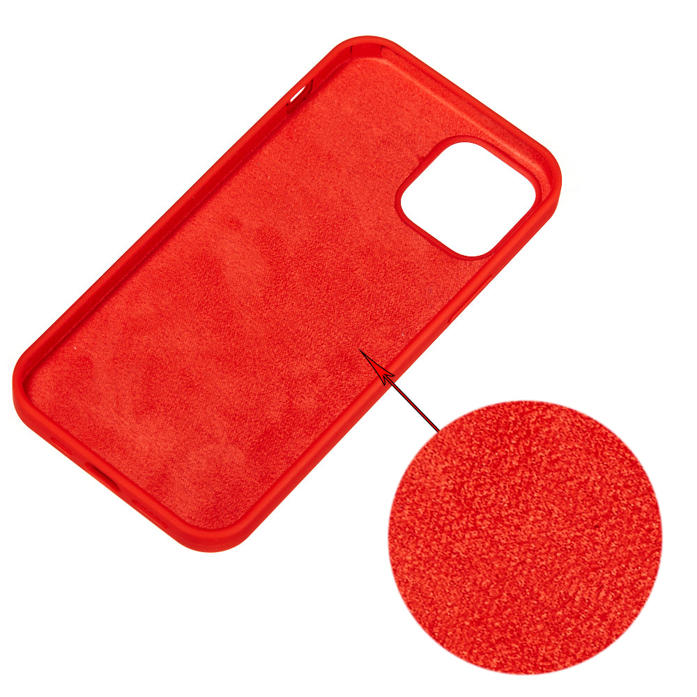 Liquid Silicone Solid Color Protective Phone Case for iPhone 13 Pro Max 6.7 inch