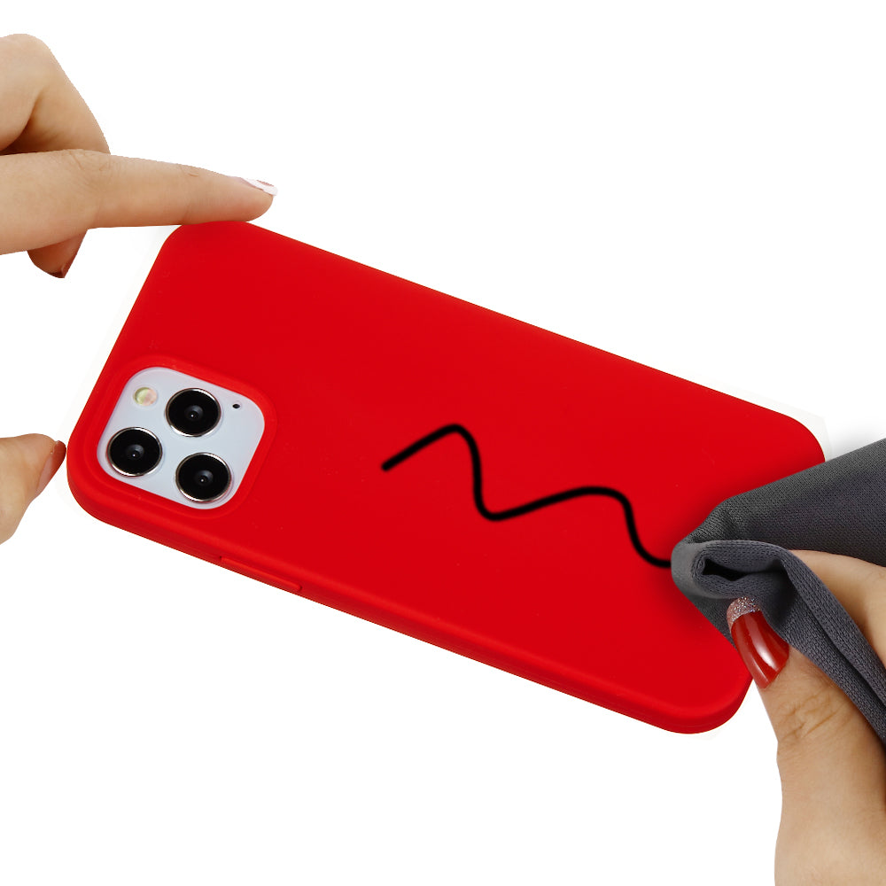 Liquid Silicone Solid Color Protective Phone Case for iPhone 13 Pro Max 6.7 inch
