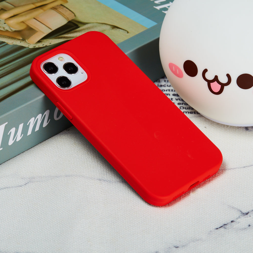 Liquid Silicone Solid Color Protective Phone Case for iPhone 13 Pro Max 6.7 inch