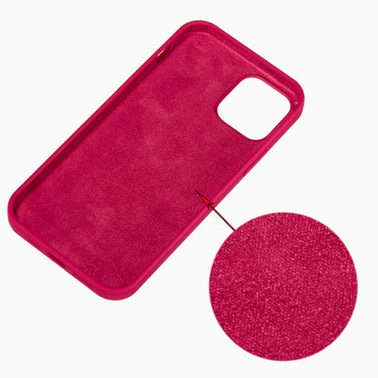 Liquid Silicone Solid Color Protective Phone Case for iPhone 13 Pro Max 6.7 inch