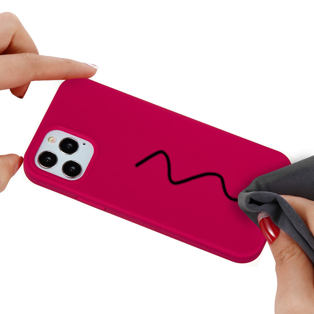 Liquid Silicone Solid Color Protective Phone Case for iPhone 13 Pro Max 6.7 inch