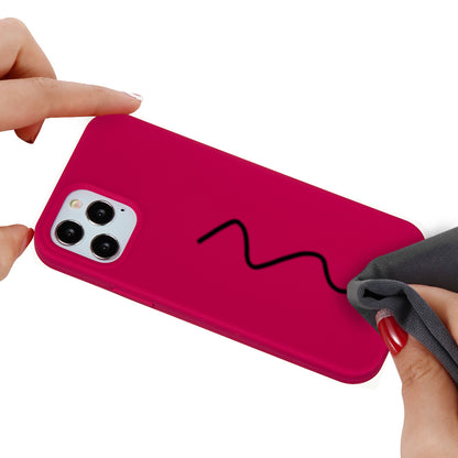 Liquid Silicone Solid Color Protective Phone Case for iPhone 13 Pro Max 6.7 inch