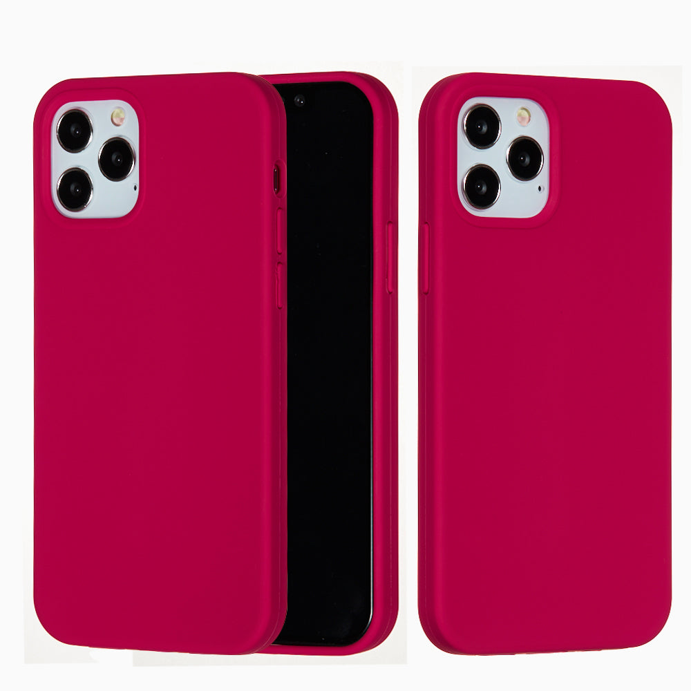 Liquid Silicone Solid Color Protective Phone Case for iPhone 13 Pro Max 6.7 inch