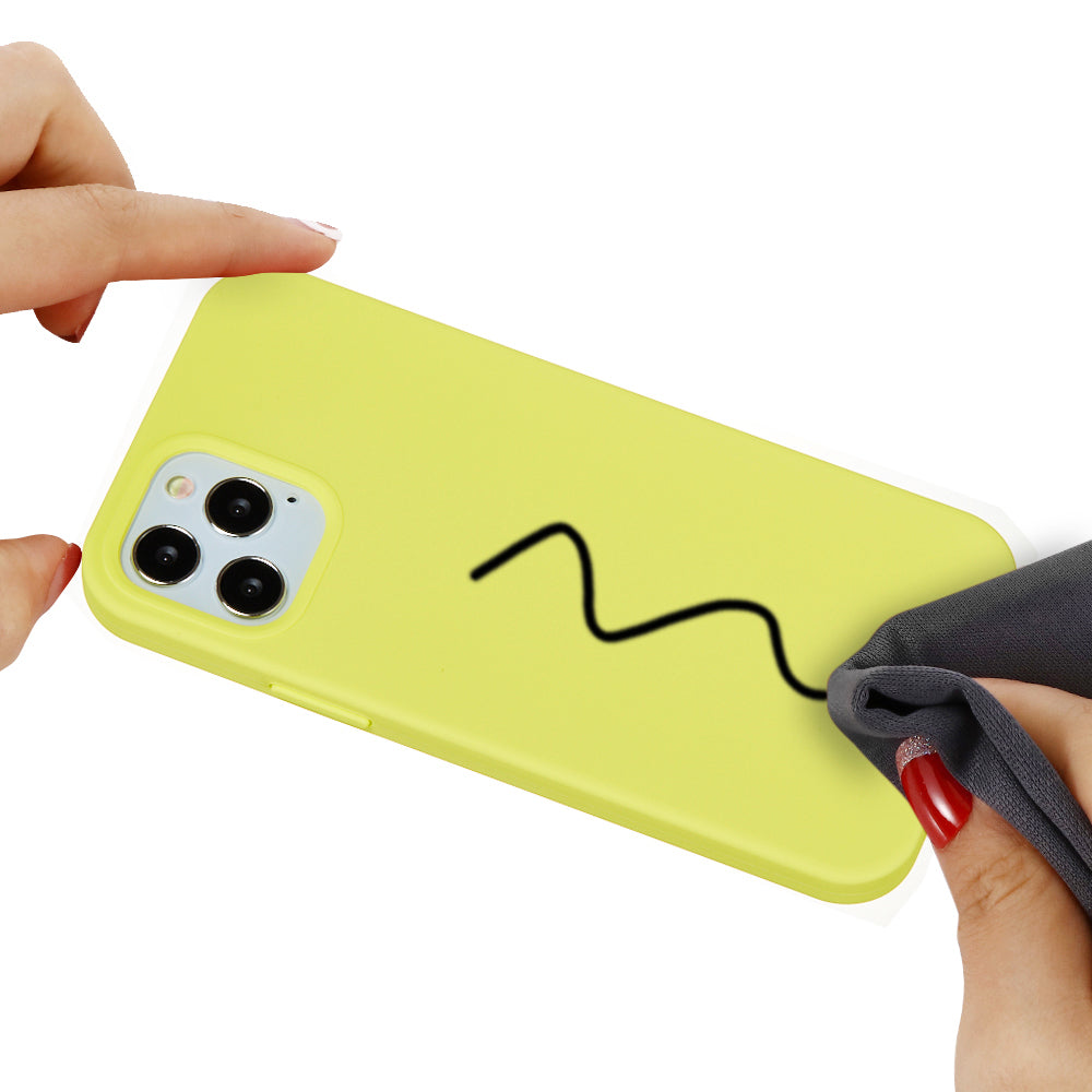 Liquid Silicone Solid Color Protective Phone Case for iPhone 13 Pro Max 6.7 inch