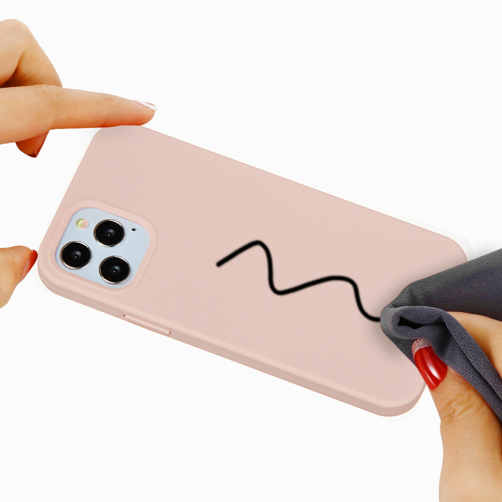 Liquid Silicone Solid Color Protective Phone Case for iPhone 13 Pro Max 6.7 inch