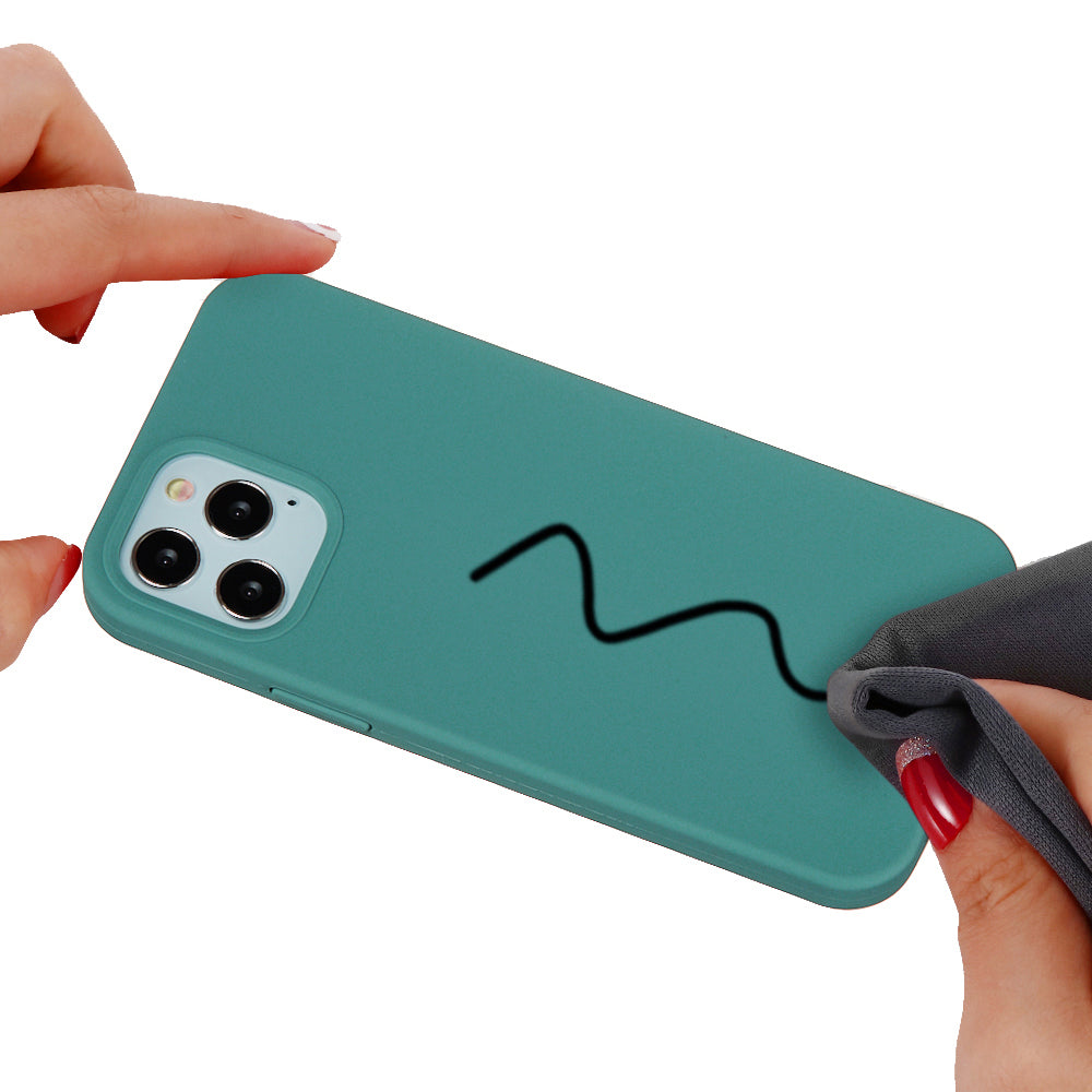 Liquid Silicone Solid Color Protective Phone Case for iPhone 13 Pro Max 6.7 inch