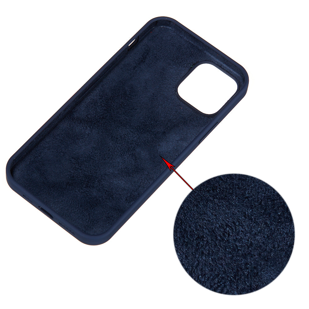 Liquid Silicone Solid Color Protective Phone Case for iPhone 13 Pro Max 6.7 inch