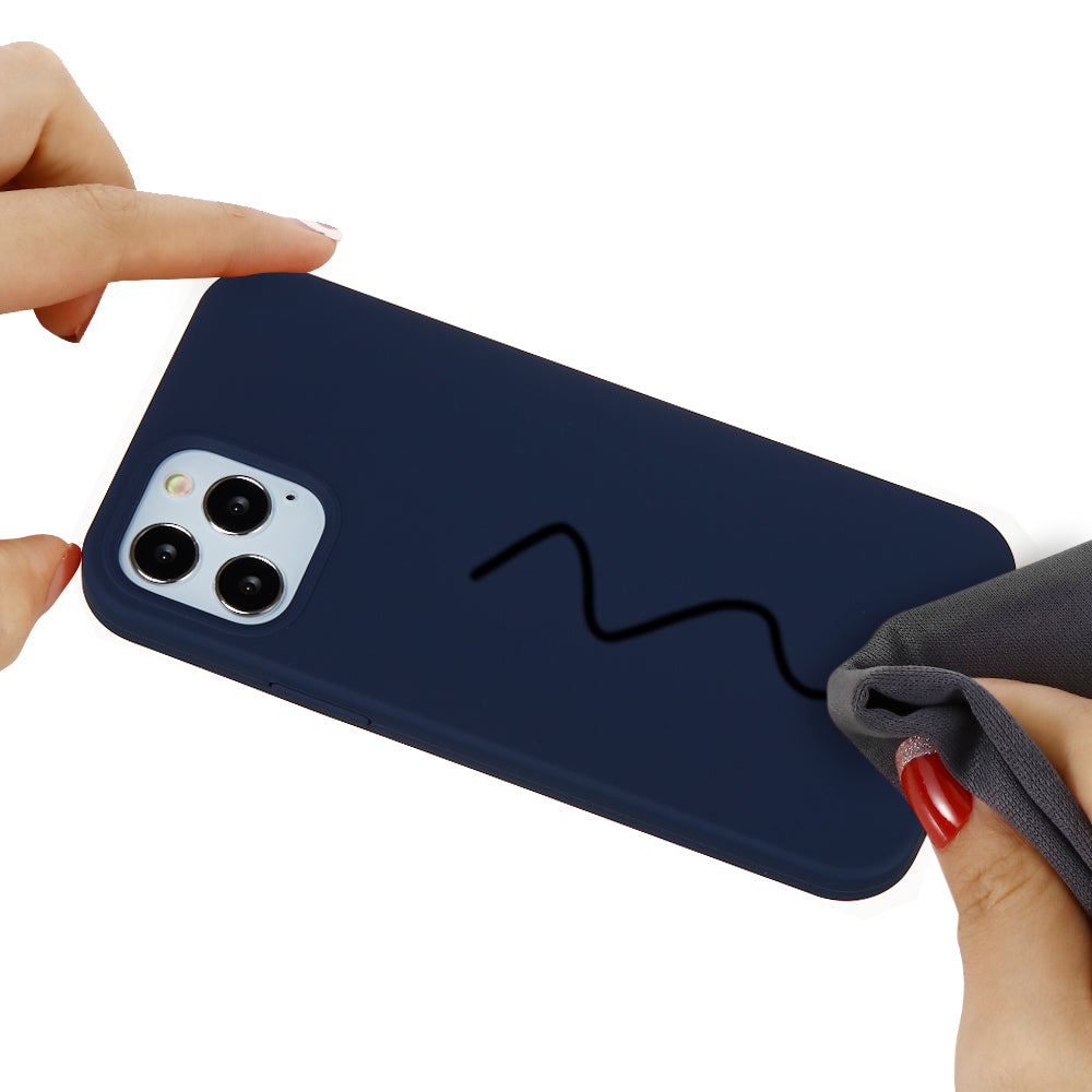 Liquid Silicone Solid Color Protective Phone Case for iPhone 13 Pro Max 6.7 inch