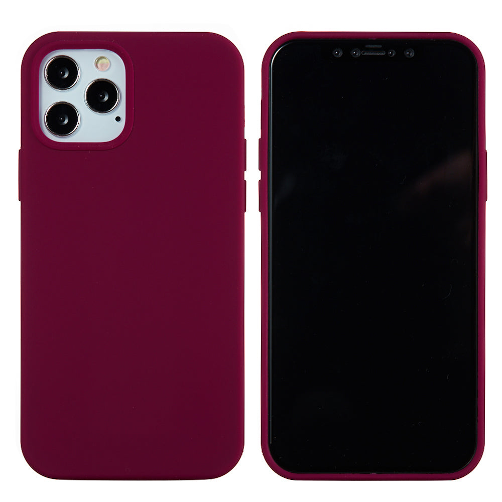 Liquid Silicone Solid Color Protective Phone Case for iPhone 13 Pro Max 6.7 inch
