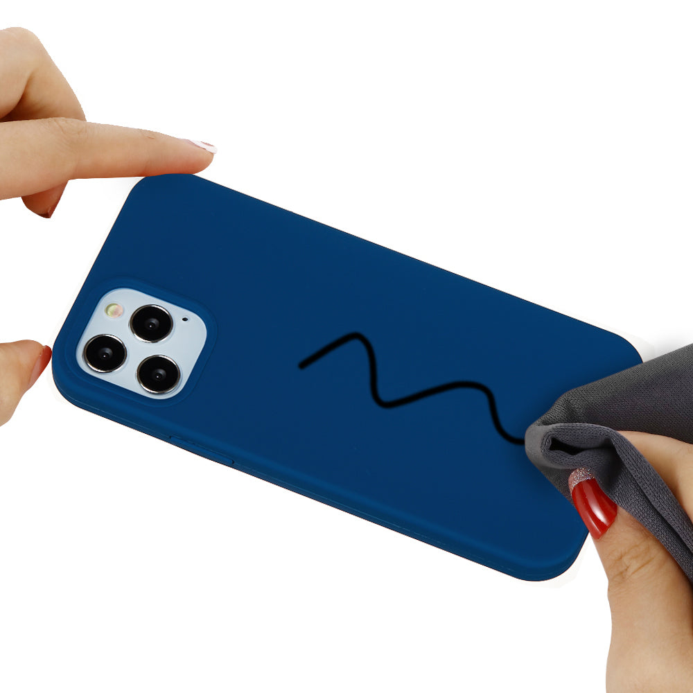 Anti Scratch Liquid Silicone Soft Phone Case Shell for iPhone 13 Pro 6.1 inch