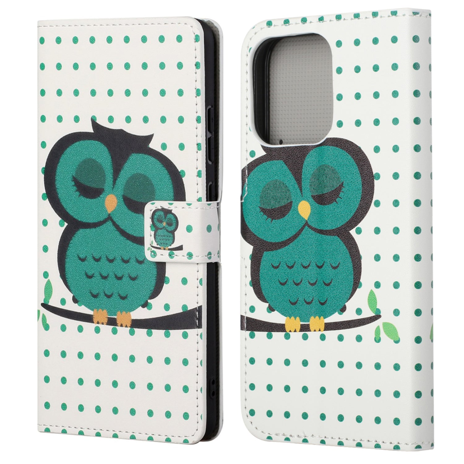Wallet Cute Pattern Printing PU Leather Stand Feature Flip Cover for iPhone 13 Pro 6.1 inch