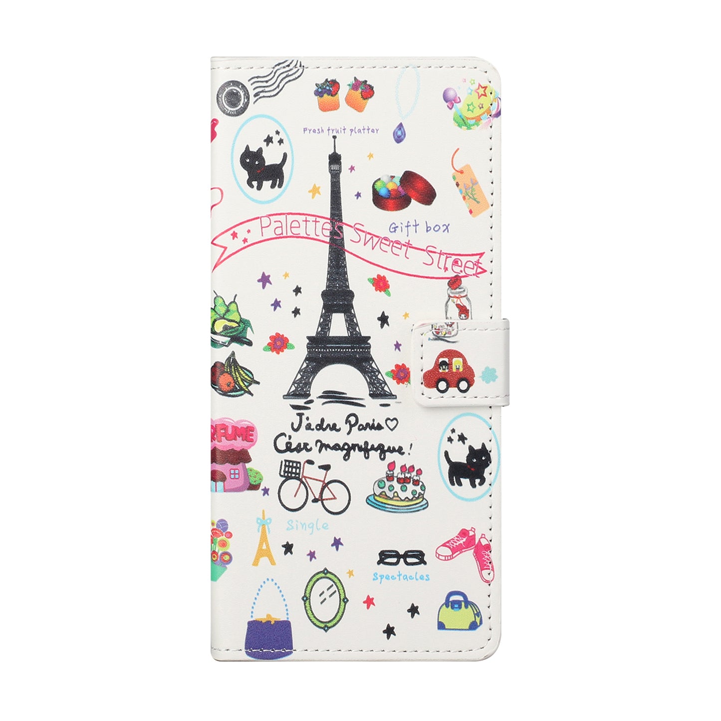 Wallet Cute Pattern Printing PU Leather Stand Feature Flip Cover for iPhone 13 Pro 6.1 inch