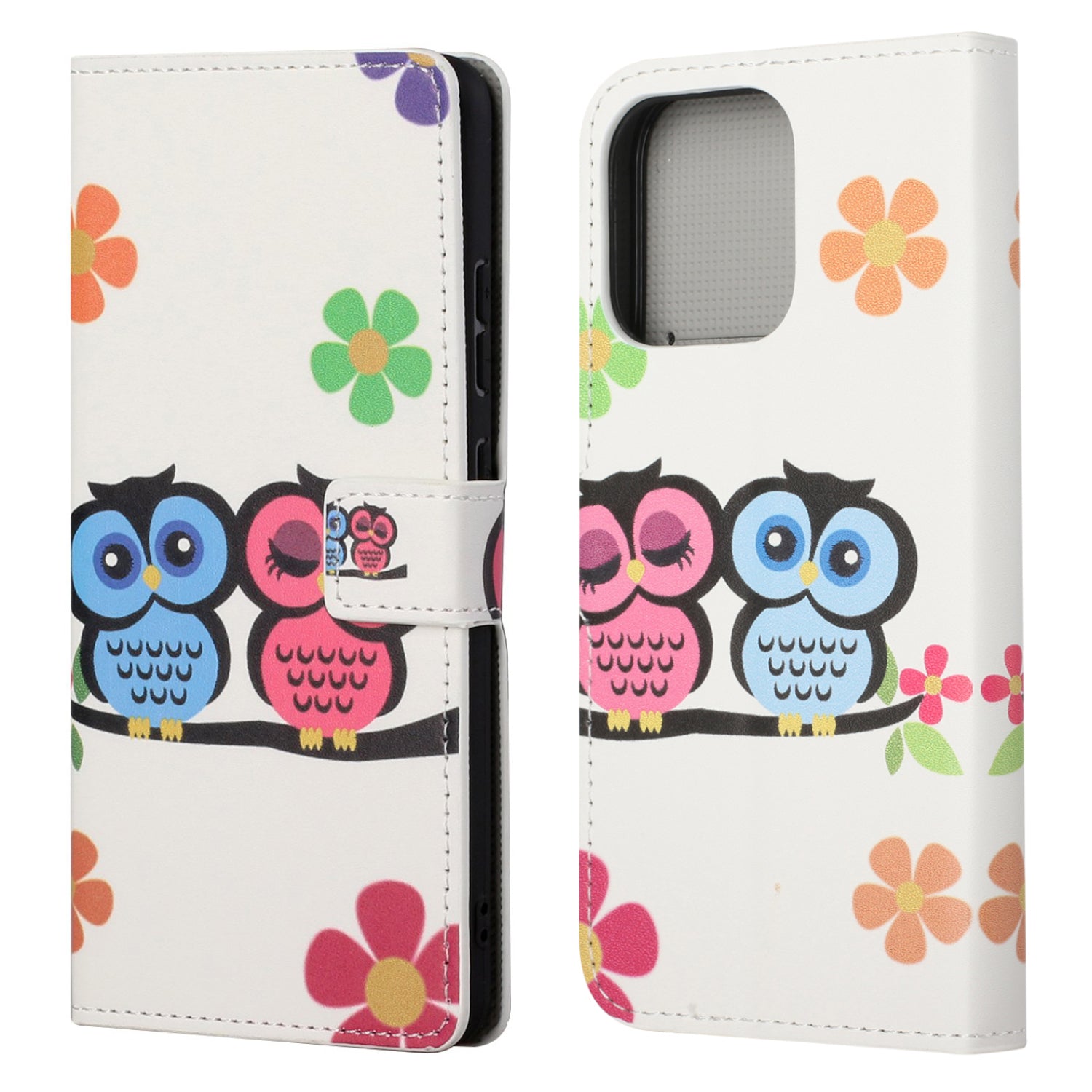 Wallet Cute Pattern Printing PU Leather Stand Feature Flip Cover for iPhone 13 Pro 6.1 inch