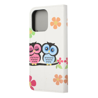 Wallet Cute Pattern Printing PU Leather Stand Feature Flip Cover for iPhone 13 Pro 6.1 inch