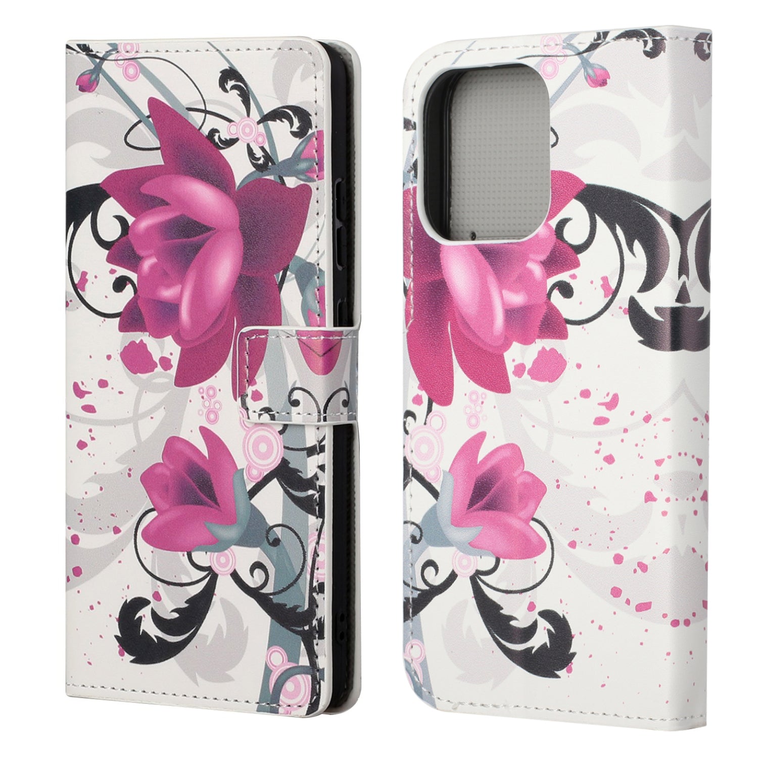 Wallet Cute Pattern Printing PU Leather Stand Feature Flip Cover for iPhone 13 Pro 6.1 inch
