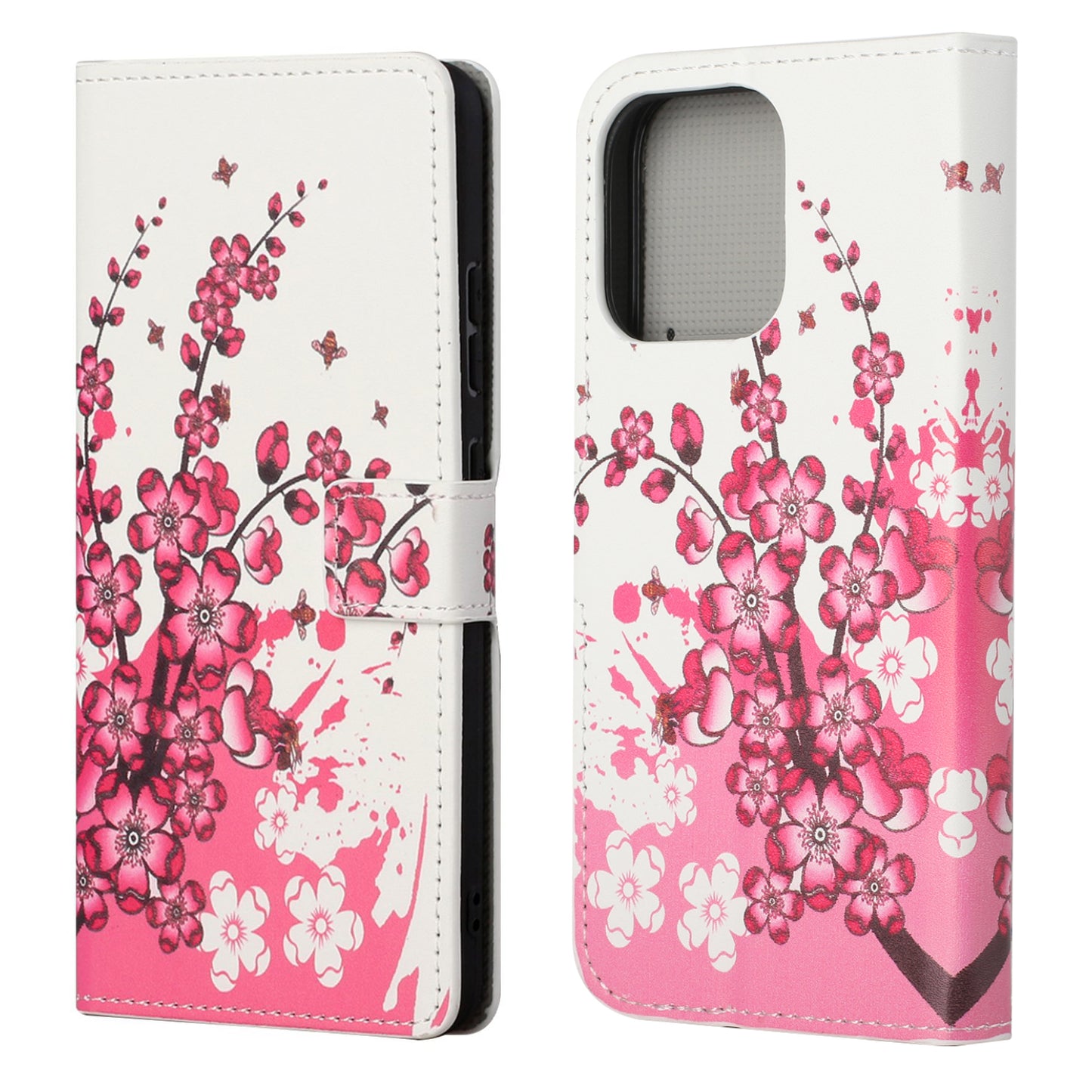 Wallet Cute Pattern Printing PU Leather Stand Feature Flip Cover for iPhone 13 Pro 6.1 inch